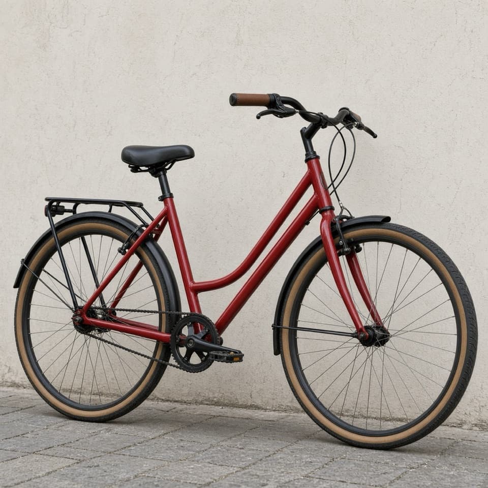 A bicycle against a wall, used as a schematic for Vision Transformer token merging.